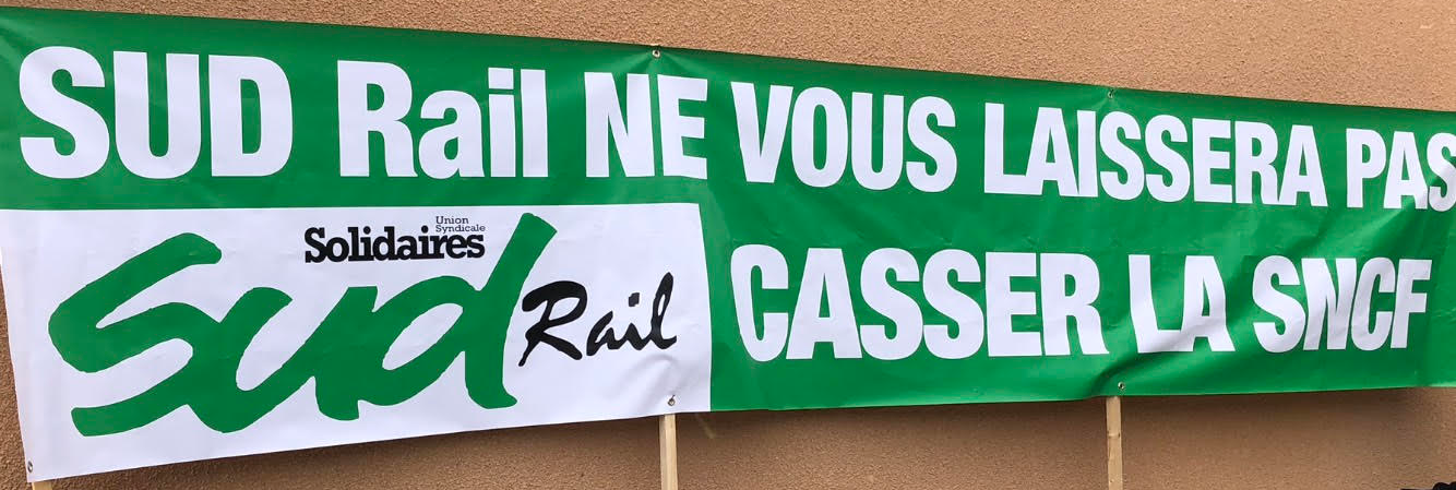 banderole sud rail ne laissera pas casser la sncf