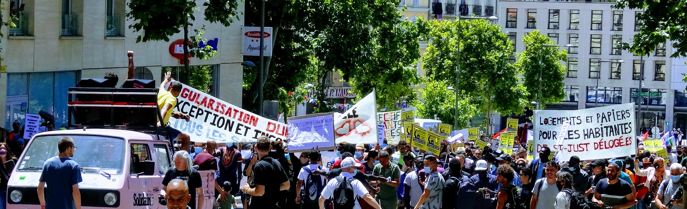 la manif sans papier s'élance