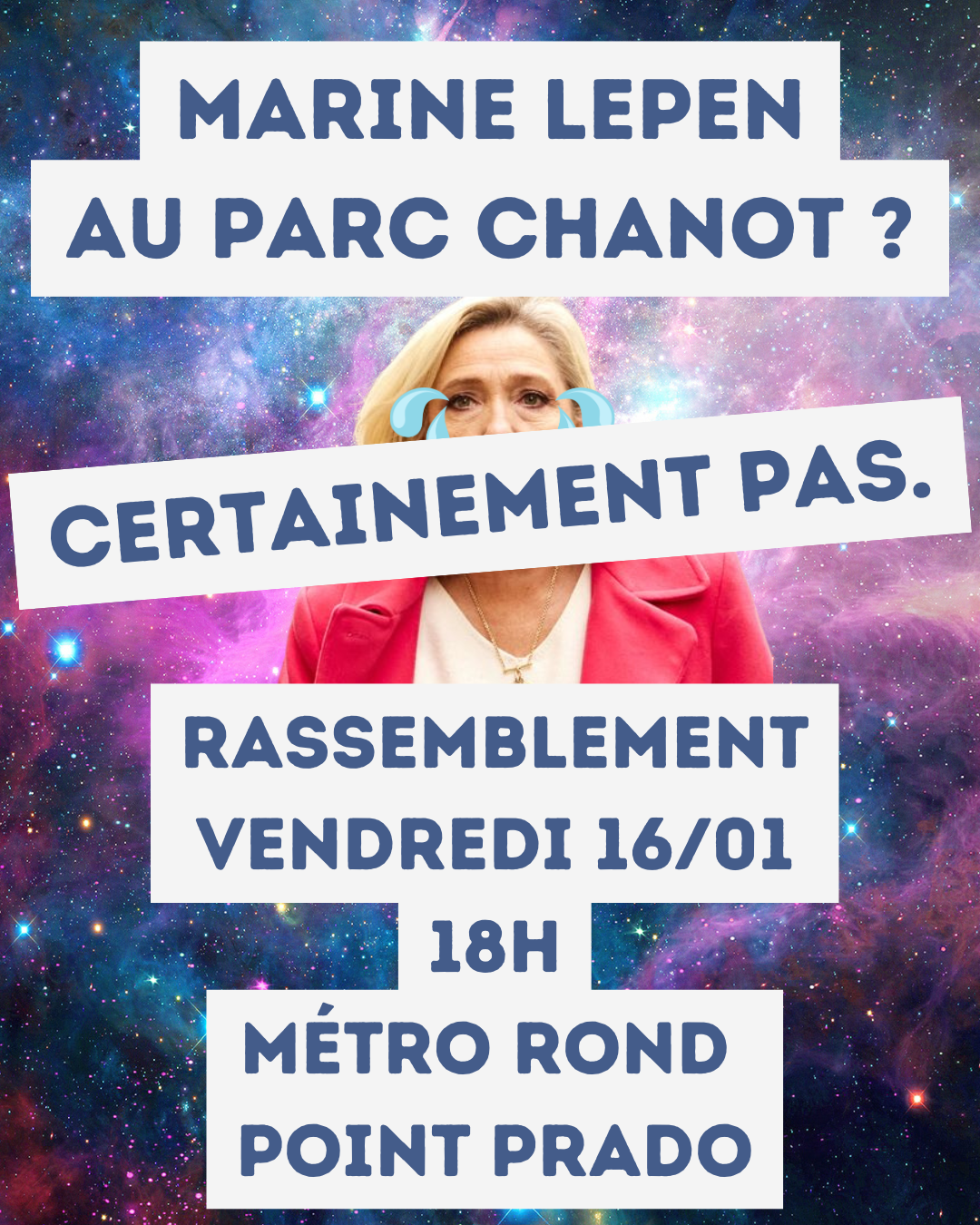 Rassemblement le 16 janvier contre la venue de Le Pen à Marseille